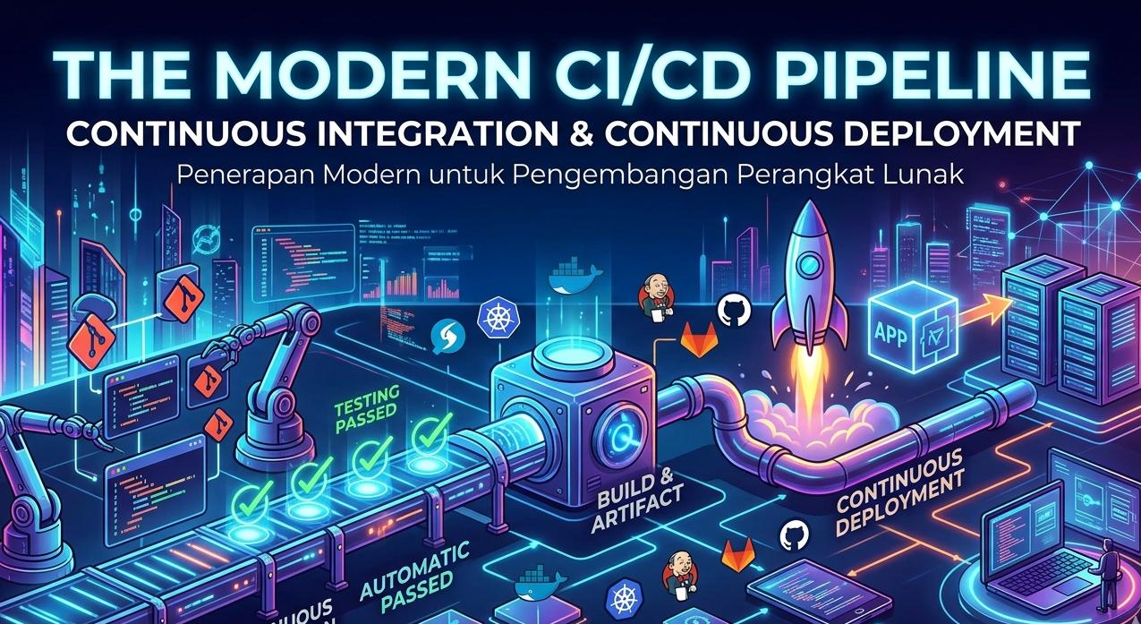 Penerapan Continuous Integration dan Continuous Deployment (CI/CD) dalam Pengembangan Perangkat Lunak Modern