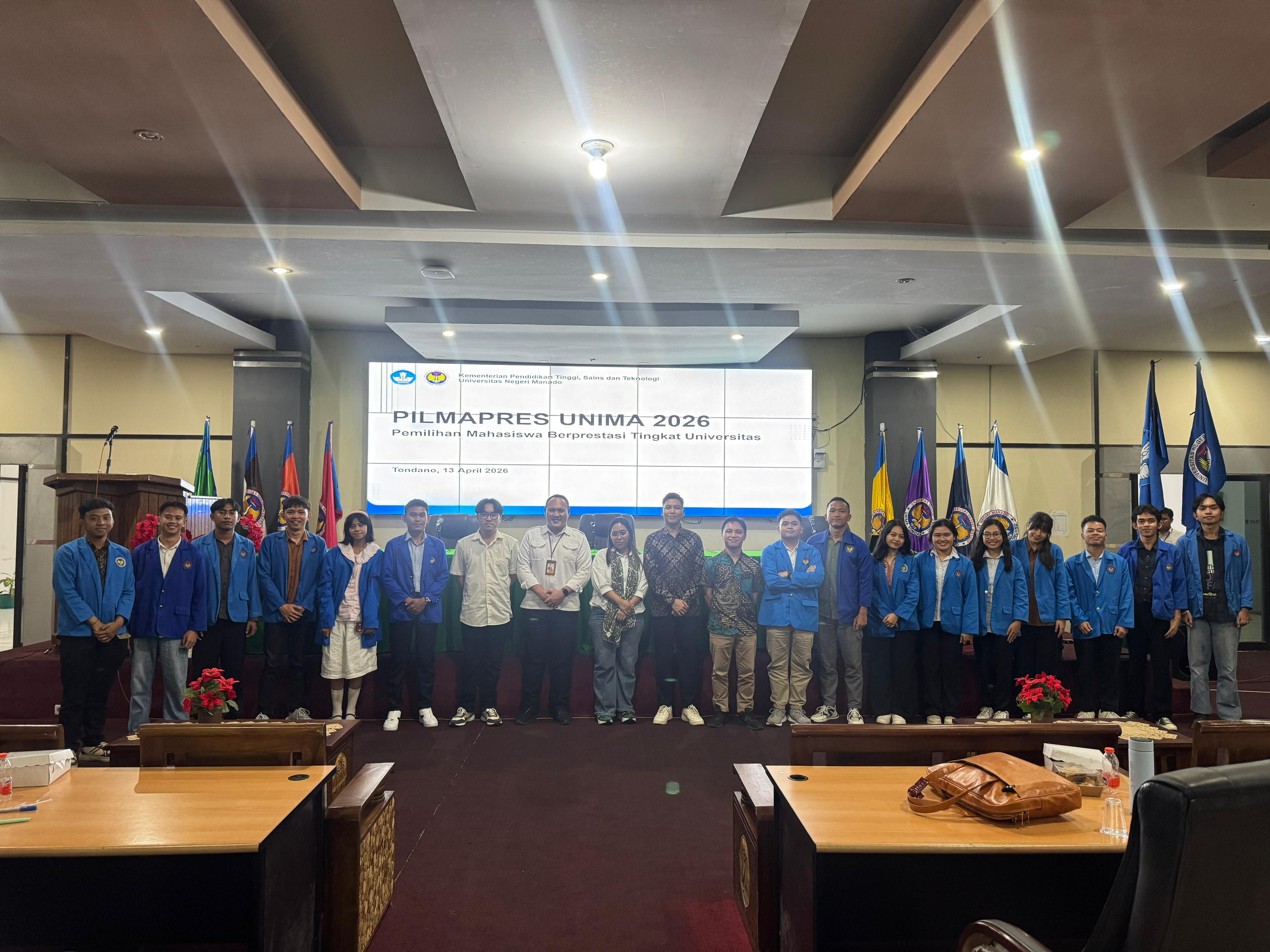 Mahasiswa Fakultas Teknik Ukir Prestasi di Ajang Pilmapres UNIMA 2026, Raih Posisi Mahasiswa Berprestasi Utama 3