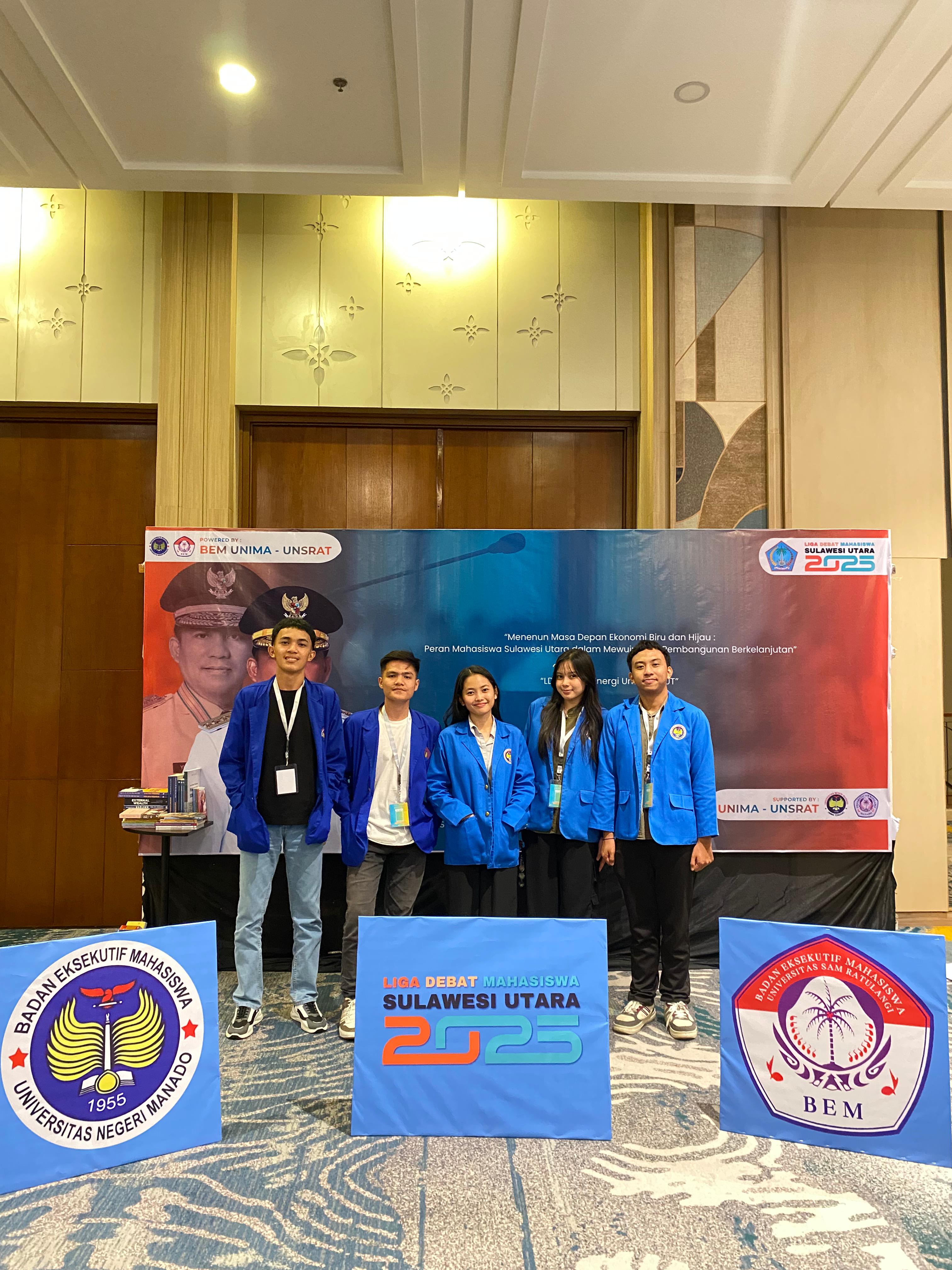 Liga Debat Mahasiswa Sulawesi Utara 2025 Resmi Digelar, UNIMA Tampil Gemilang di Luwansa Hotel Manado